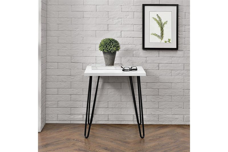 Owen Avlastningsbord 50 cm Hvit - Dorel Home - Møbler - Bord - Avlastningsbord & sidobord - Lampebord & sidebord