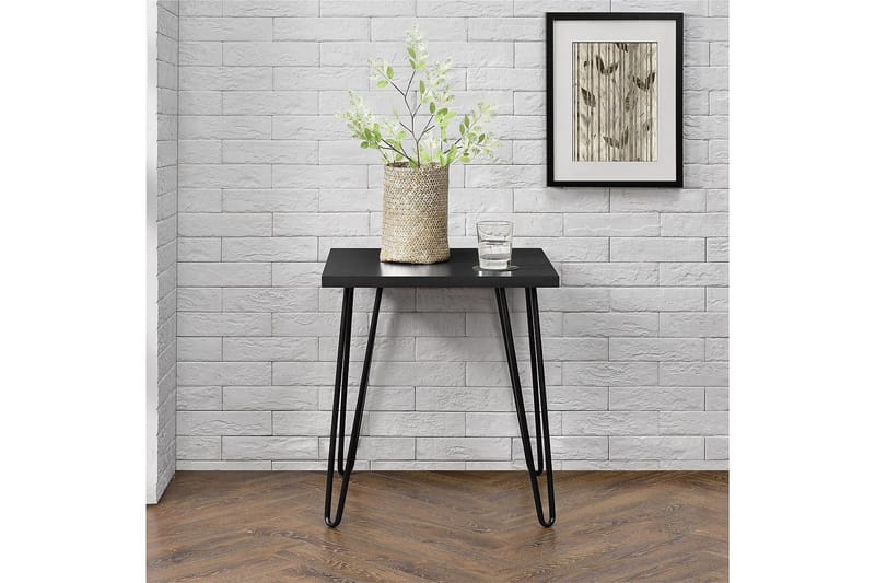 Owen Avlastningsbord 50 cm Svart - Dorel Home - Møbler - Bord - Avlastningsbord & sidobord - Lampebord & sidebord