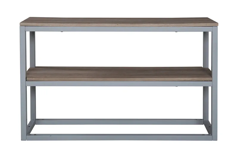 Rise Sidebord 110 cm med Hylle, Lysebrun/Grå