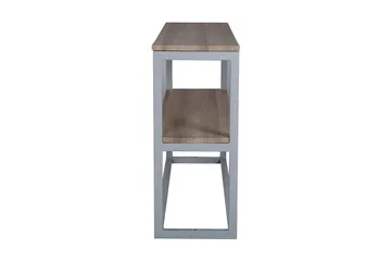 Rise Sidebord 110 cm med Hylle - Lysebrun/Grå - Møbler - Bord - Avlastningsbord & sidobord - Lampebord & sidebord