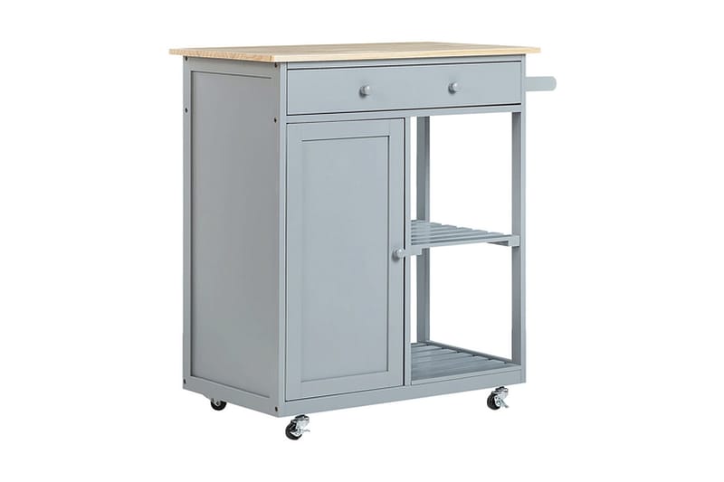 Serveringsbord Suong 75 cm - Grå - Lampebord & sidebord - Brettbord og småbord