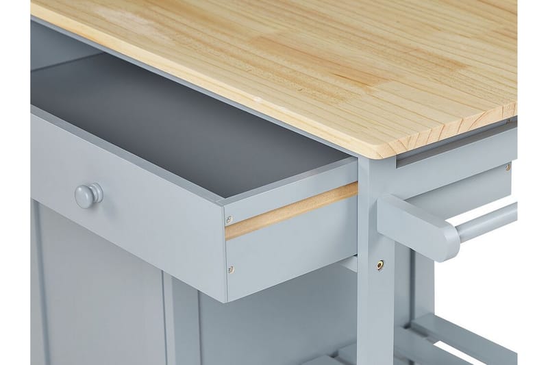 Serveringsbord Suong 75 cm - Grå - Lampebord & sidebord - Brettbord og småbord