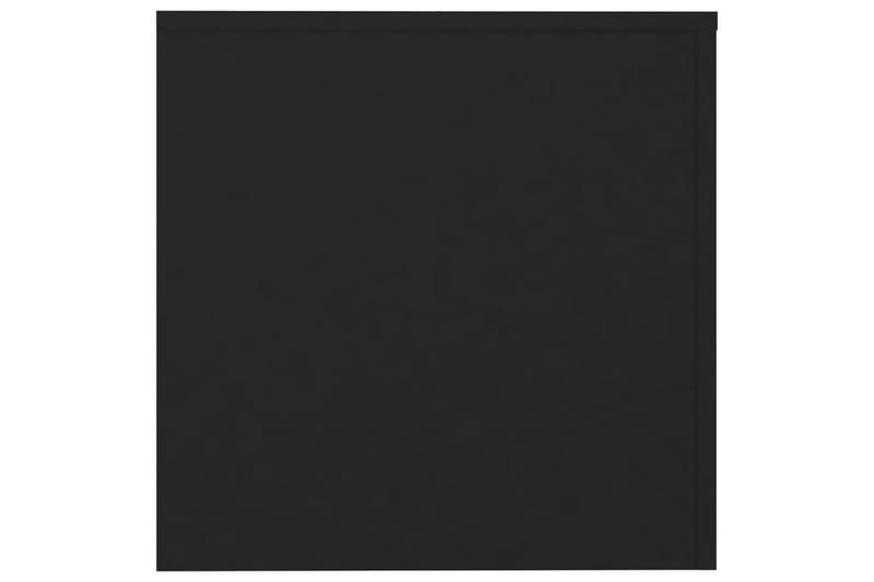 Sidebord 3 stk svart sponplate - Svart - Lampebord & sidebord - Brettbord og småbord