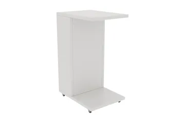 Sidebord 63 cm - Hvit - Møbler - Bord - Avlastningsbord & sidobord - Lampebord & sidebord
