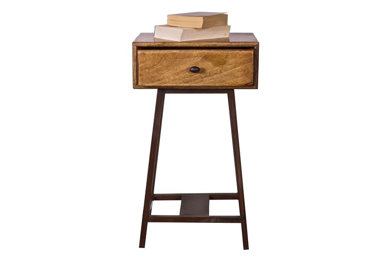 Sidebord Caelestis 45 cm - Natur|Metall - Møbler - Bord - Avlastningsbord & sidobord - Lampebord & sidebord