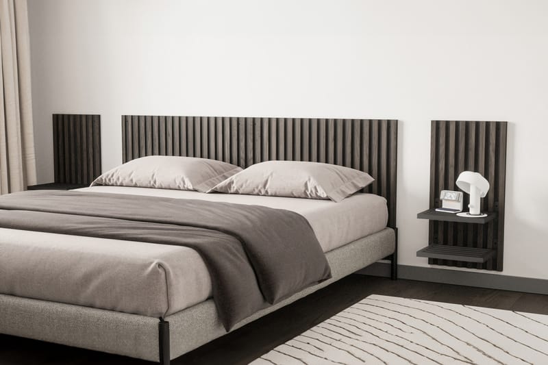 Sidebord Dube 35x30 cm Svart - Venture Home - Lampebord & sidebord - Brettbord og småbord