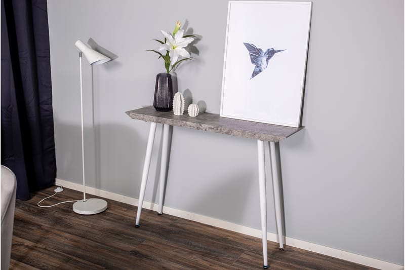 Sidebord Ebbane 110x30 cm Hvit - Venture Home - Lampebord & sidebord - Brettbord og småbord