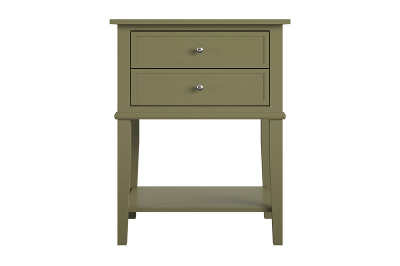 Sidebord Franklin 56x39 cm Olivengrønn - Queer Eye - Møbler - Bord - Avlastningsbord & sidobord - Lampebord & sidebord