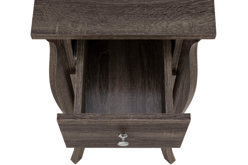 Sidebord Leifiana 38 cm - Mørkebrun - Lampebord & sidebord - Brettbord og småbord