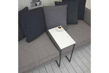 Sidebord Mertha 46 cm - Hvit - Møbler - Bord - Avlastningsbord & sidobord - Lampebord & sidebord