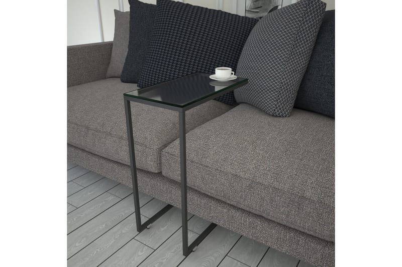 Sidebord Mertha 46 cm - Svart - Møbler - Bord - Avlastningsbord & sidobord - Lampebord & sidebord
