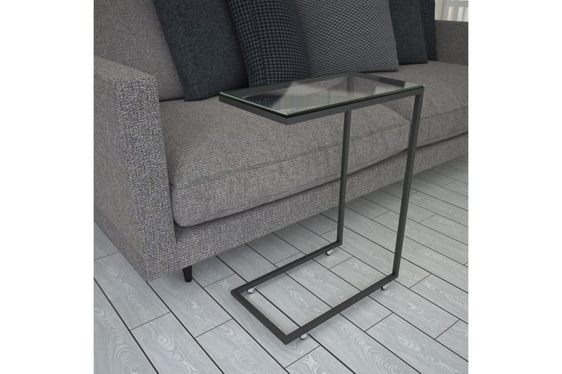 Sidebord Mertha 46 cm - Svart - Møbler - Bord - Avlastningsbord & sidobord - Lampebord & sidebord