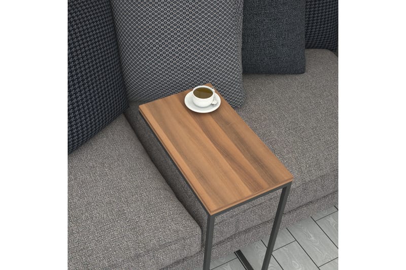 Sidebord Mertha 46 cm - Valnøtt - Møbler - Bord - Avlastningsbord & sidobord - Lampebord & sidebord