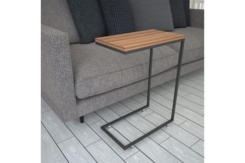 Sidebord Mertha 46 cm - Valnøtt - Møbler - Bord - Avlastningsbord & sidobord - Lampebord & sidebord