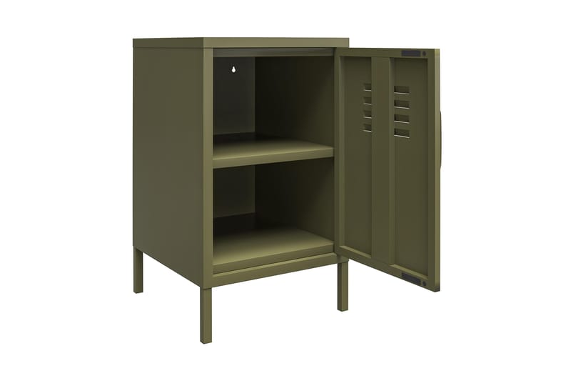 Sidebord Moriah 38x40 cm Olivengrønn - Dorel Home - Møbler - Bord - Avlastningsbord & sidobord - Lampebord & sidebord