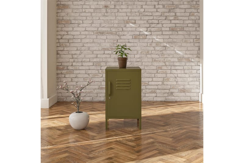 Sidebord Moriah 38x40 cm Olivengrønn - Dorel Home - Møbler - Bord - Avlastningsbord & sidobord - Lampebord & sidebord