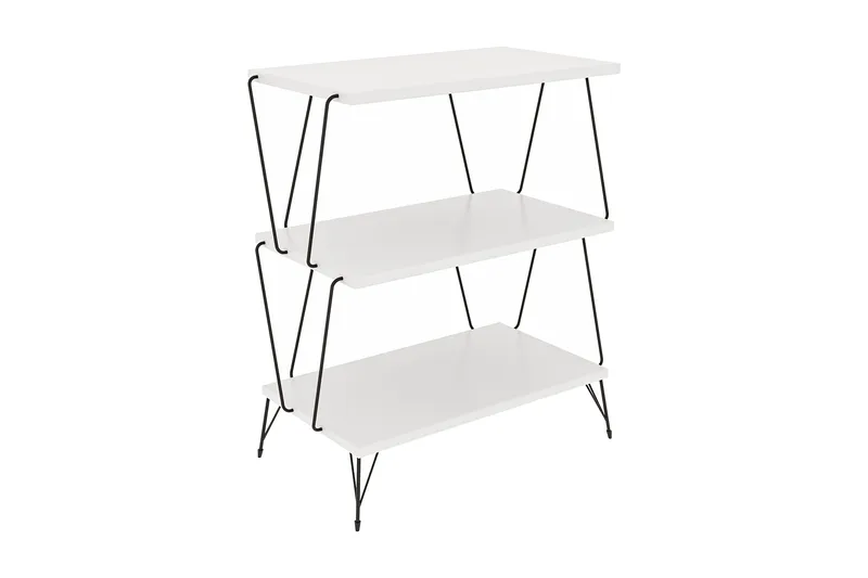 Sidebord og lampebord Igazz sidebord 48 cm Vit - Møbler - Bord - Avlastningsbord & sidobord - Lampebord & sidebord