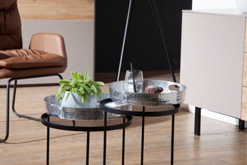 Sidebord Rachid 33 cm Rund - Sølv - Møbler - Bord - Avlastningsbord & sidobord - Lampebord & sidebord