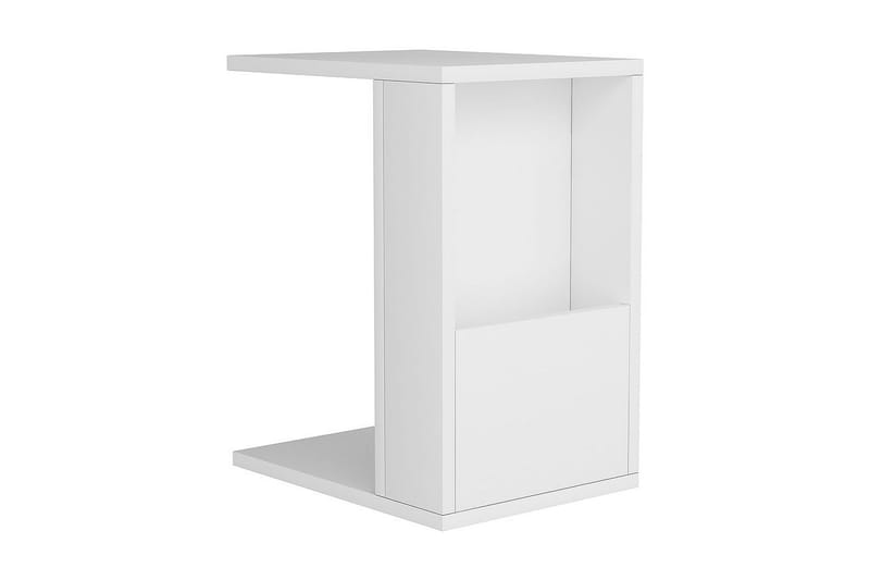 Sidebord Rubinas 30x50x30 cm - Hvit - Lampebord & sidebord - Brettbord og småbord