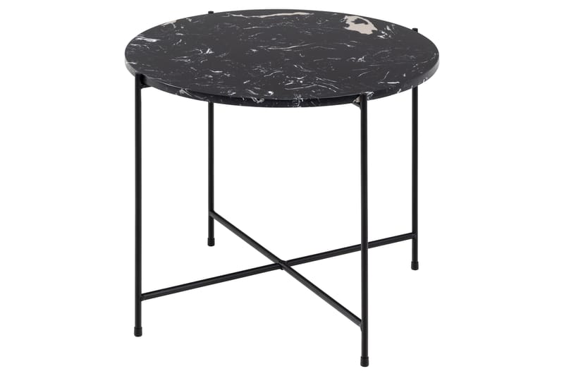 Sidebord Sakchan 52 cm Rundt - Sort - Møbler - Bord - Avlastningsbord & sidobord - Lampebord & sidebord