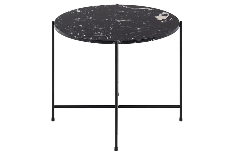 Sidebord Sakchan 52 cm Rundt - Sort - Møbler - Bord - Avlastningsbord & sidobord - Lampebord & sidebord