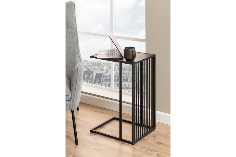 Sidebord Saklani 35x35 cm - Sort - Møbler - Bord - Avlastningsbord & sidobord - Lampebord & sidebord