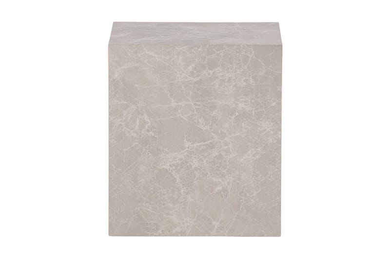 Sidebord Steinar 40x40x45 cm - Beige - Brettbord og småbord - Lampebord & sidebord