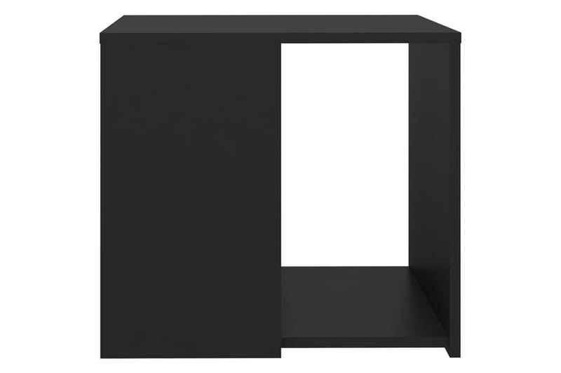 Sidebord svart 50x50x45 cm sponplate - Svart - Lampebord & sidebord - Brettbord og småbord