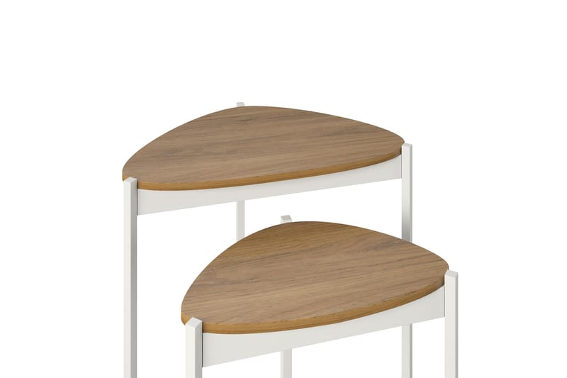 Sidebord Tallulah - Hvit - Lampebord & sidebord - Brettbord og småbord