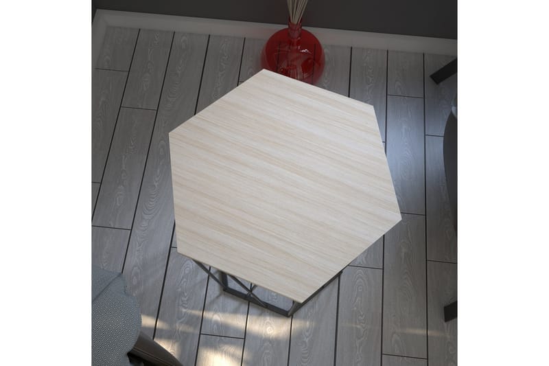 Sidebord Ubbeboda 40 cm Sekskant - Grå - Lampebord & sidebord - Brettbord og småbord