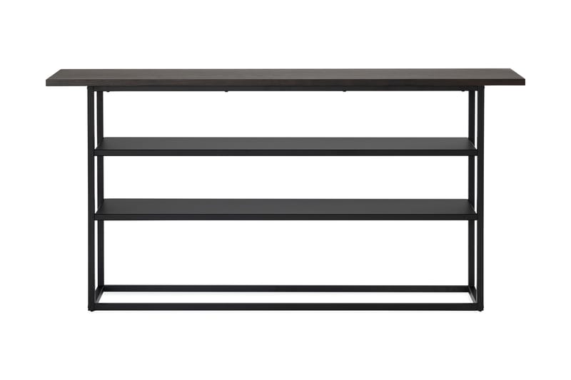 Sidebord Valdex 40 cm - Mørkebrun/Mattsvart - Brettbord og småbord - Lampebord & sidebord