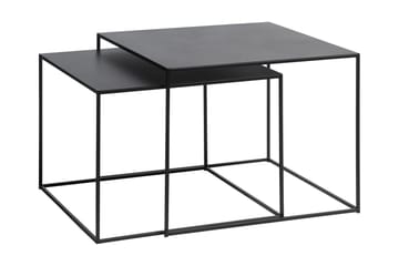 Sidebord Venim 2 st - Svart - Møbler - Bord - Avlastningsbord & sidobord - Lampebord & sidebord