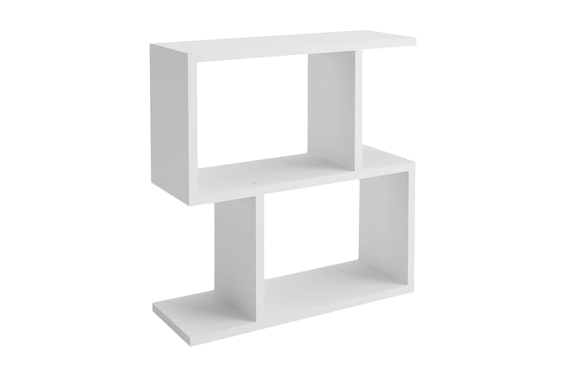 Sidebord Zakkum 17,8x59x55,8 cm - Hvit - Brettbord og småbord - Lampebord & sidebord