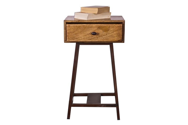 Skybox Sidebord 45 cm - Natur/Metall - Møbler - Bord - Avlastningsbord & sidobord - Lampebord & sidebord