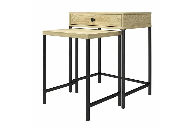 Tamlin Sidebord 56x40 cm Brun - Novogratz - Møbler - Bord - Avlastningsbord & sidobord - Lampebord & sidebord