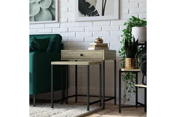 Tamlin Sidebord 56x40 cm Brun - Novogratz - Møbler - Bord - Avlastningsbord & sidobord - Lampebord & sidebord