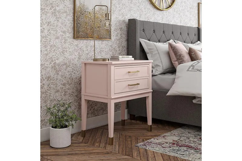 Westerleigh Avlastningsbord 60 cm Rosa - CosmoLiving - Møbler - Bord - Avlastningsbord & sidobord - Lampebord & sidebord