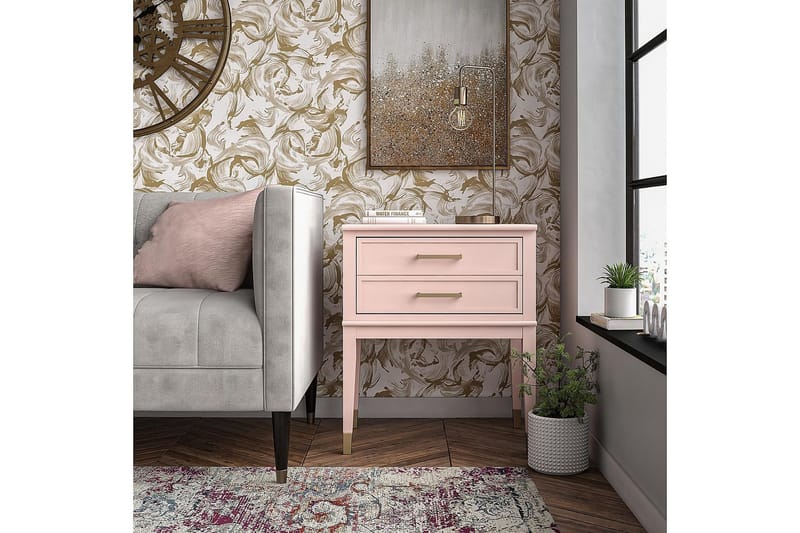 Westerleigh Avlastningsbord 60 cm Rosa - CosmoLiving - Møbler - Bord - Avlastningsbord & sidobord - Lampebord & sidebord