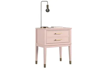 Westerleigh Avlastningsbord 60 cm Rosa - CosmoLiving - Møbler - Bord - Avlastningsbord & sidobord - Lampebord & sidebord