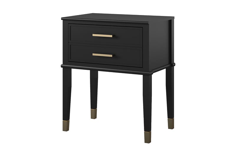 Westerleigh Avlastningsbord 60 cm Svart/Gull - CosmoLiving - Møbler - Bord - Avlastningsbord & sidobord - Lampebord & sidebord
