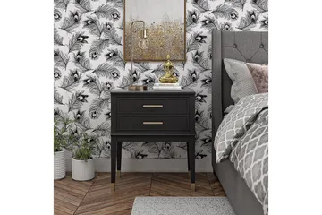 Westerleigh Avlastningsbord 60 cm Svart/Gull - CosmoLiving - Møbler - Bord - Avlastningsbord & sidobord - Lampebord & sidebord