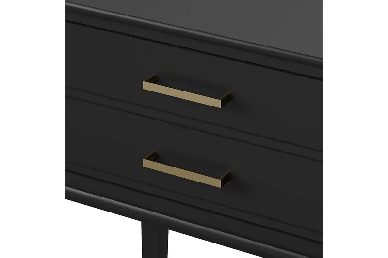 Westerleigh Avlastningsbord 60 cm Svart/Gull - CosmoLiving - Møbler - Bord - Avlastningsbord & sidobord - Lampebord & sidebord