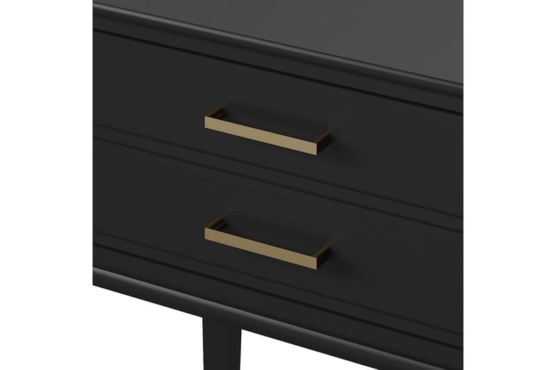 Westerleigh Avlastningsbord 60 cm Svart/Gull - CosmoLiving - Møbler - Bord - Avlastningsbord & sidobord - Lampebord & sidebord