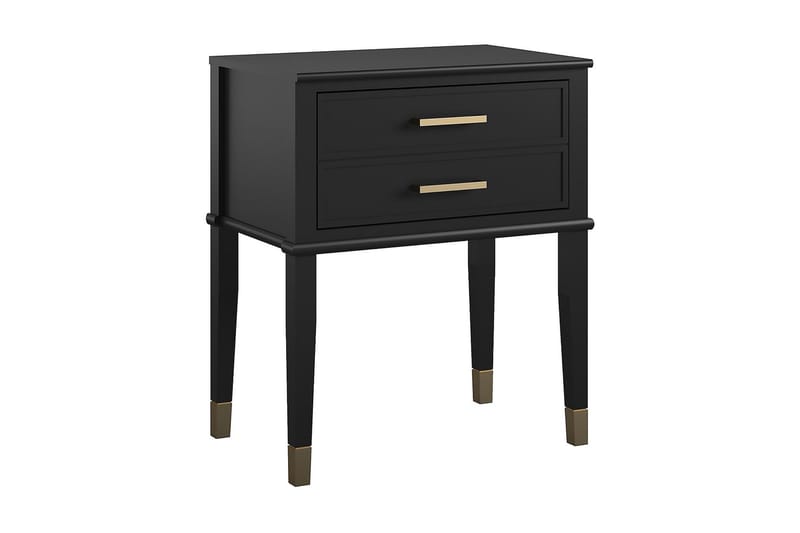 Westerleigh Avlastningsbord 60 cm Svart/Gull - CosmoLiving - Møbler - Bord - Avlastningsbord & sidobord - Lampebord & sidebord