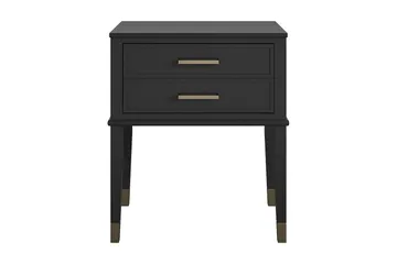 Westerleigh Avlastningsbord 60 cm Svart/Gull - CosmoLiving - Møbler - Bord - Avlastningsbord & sidobord - Lampebord & sidebord