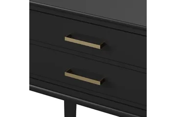 Westerleigh Avlastningsbord 60 cm Svart/Gull - Møbler - Bord - Avlastningsbord & sidobord - Lampebord & sidebord