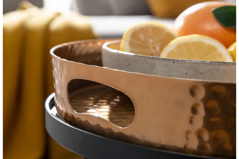 Wilhem Sidebord 33 cm Rund - Gull - Møbler - Bord - Avlastningsbord & sidobord - Lampebord & sidebord