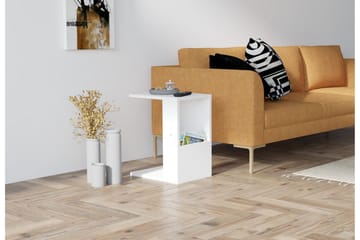 Yggersryd Sidebord 30x50x30 cm - Hvit - Møbler - Bord - Avlastningsbord & sidobord - Lampebord & sidebord