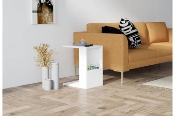 Yggersryd Sidebord 30x50x30 cm - Hvit - Møbler - Bord - Avlastningsbord & sidobord - Lampebord & sidebord