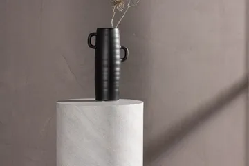 York Travertin Sidebord 50 cm - Grå - Møbler - Bord - Avlastningsbord & sidobord - Pidestall & blomsterpidestall